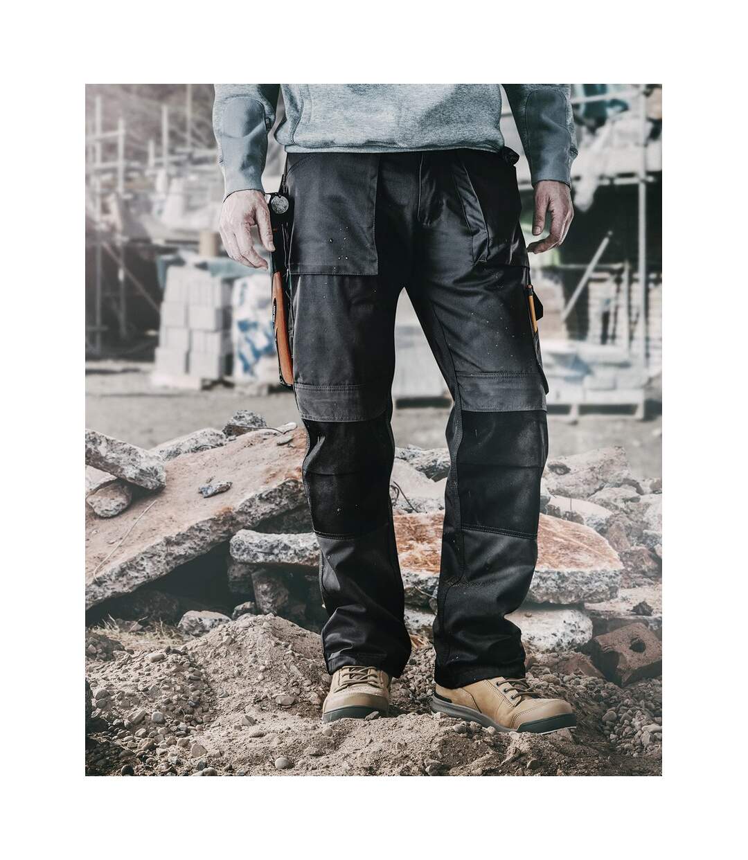 Pantalon de travail homme noir Scruffs