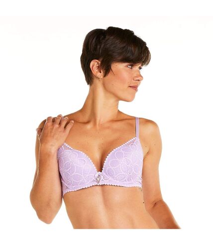 Soutien-gorge ampliforme coque moulée lilas Entracte