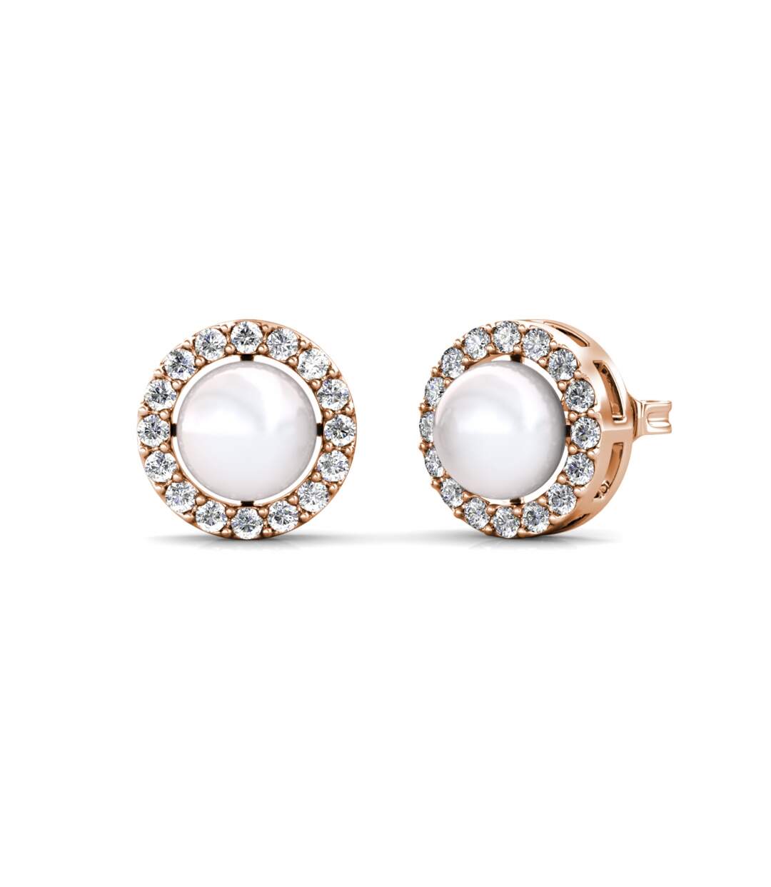 Boucles d'oreilles Circlet Pearl, Cristal d'Autriche, Perle d'imitation