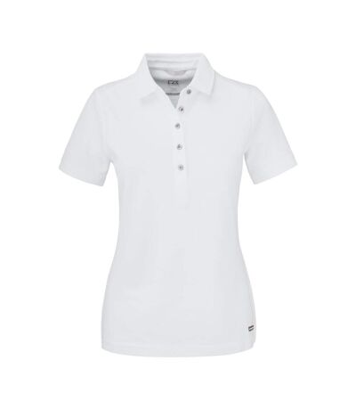 Womens/ladies Advantage Polo Shirt White Cutter & Buck