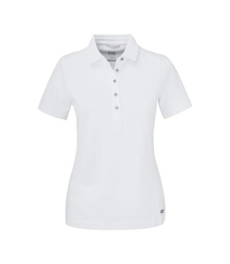 Womens/ladies Advantage Polo Shirt White Cutter & Buck