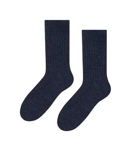 Steven - 1 Paire Homme Chaussettes Botte Alpaga Laine Hiver Randonnée