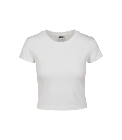T-shirt Court Femme Blanc Urban Classics