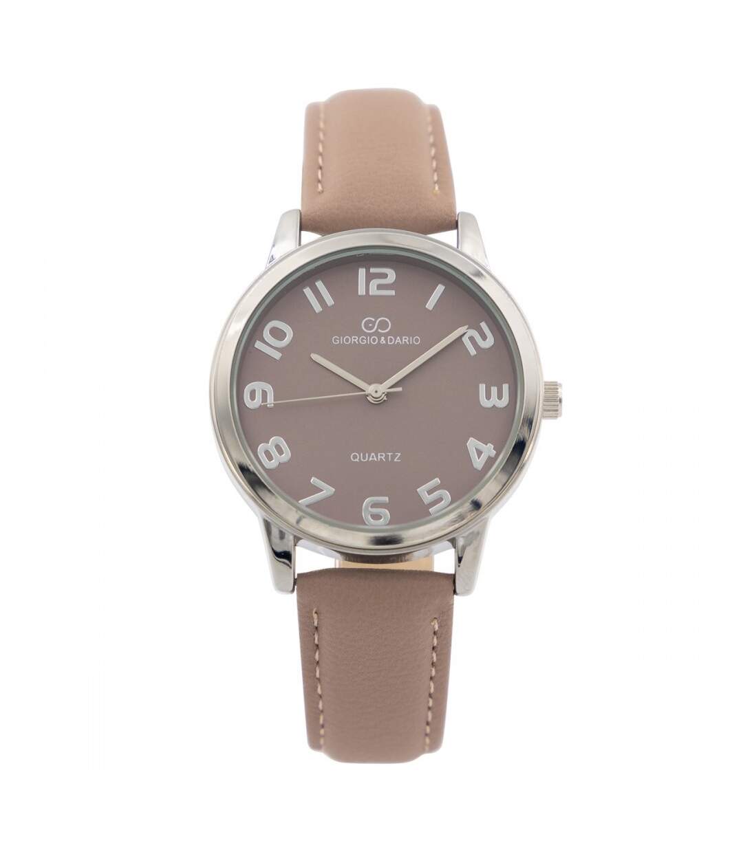 Montre Femme Bracelet Marron Rose GIORGIO