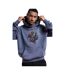 Sweat À Capuche Flying High Homme Vieux Bleu Mister Tee-1