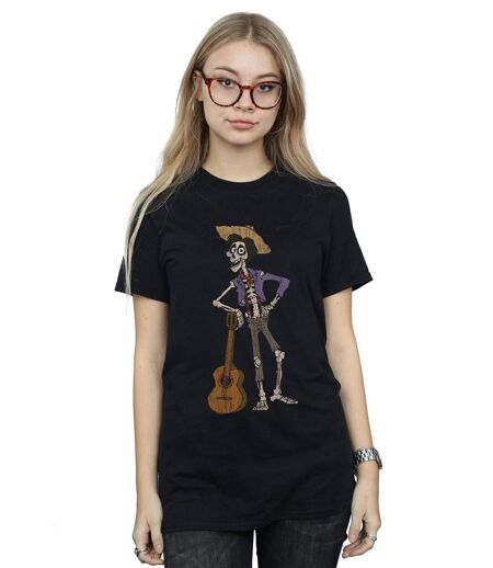 Disney - T-shirt COCO HECTOR WITH GUITAR - Femme (Noir) - UTBI16595