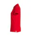 Womens/ladies Plain Polo Shirt Red Clique-3