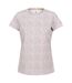 Regatta Womens/Ladies Fingal Edition Ditsy Print T-Shirt (Dusky Rose) - UTRG8947