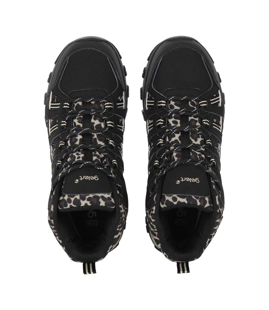 Womens/ladies Leopard Print Waterproof Walking Boots Leopard Gelert-3