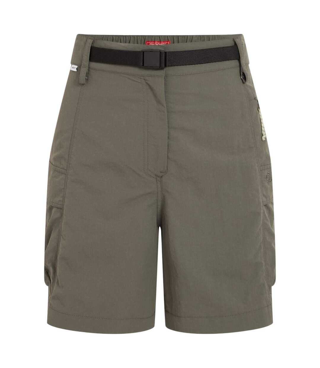 Womens/ladies Medina Nosilife Cargo Shorts Wild Olive Craghoppers-3