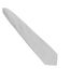 Unisex adult colours fashion plain clip-on tie one size silver Premier-2