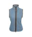 Womens/ladies Sherpa Fleece Gilet Ice Blue Jack Pyke-1