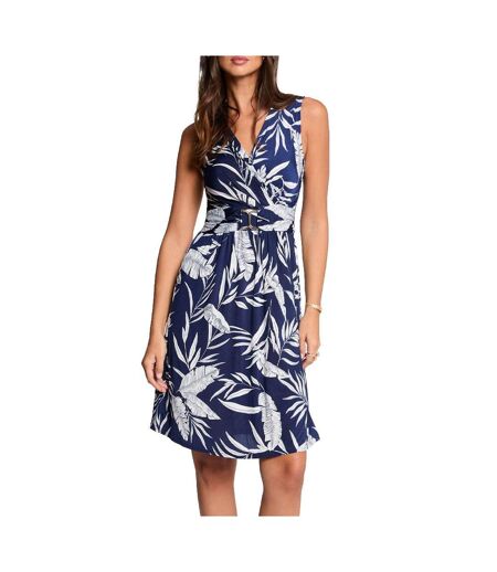 Robe marine/blanche femme morgan rfleria