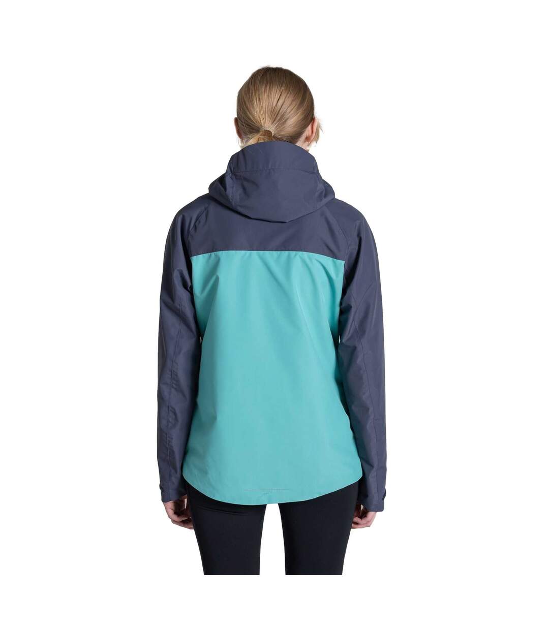 Veste Imperméable À Capuche Vanth Femme Turquoise Anthracite Craghoppers-3