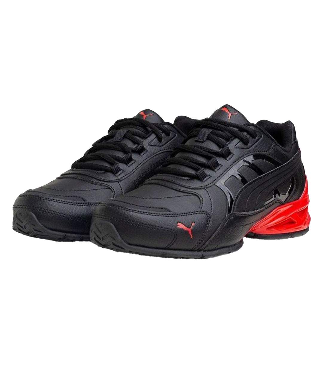 Chaussures Respin Homme Noir Rouge Puma-4