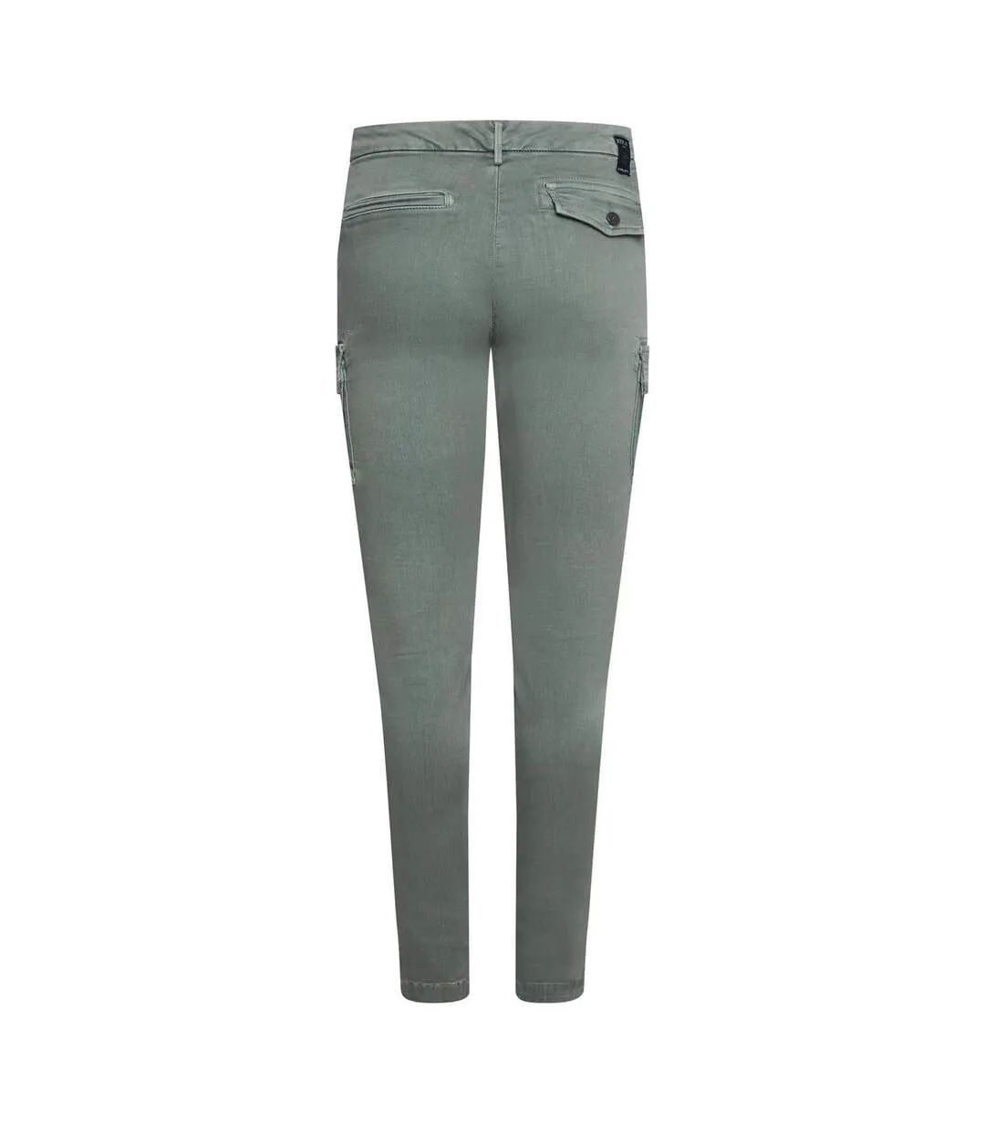 Womens/ladies Cotton Blend Slim Jeans Green Replay-2
