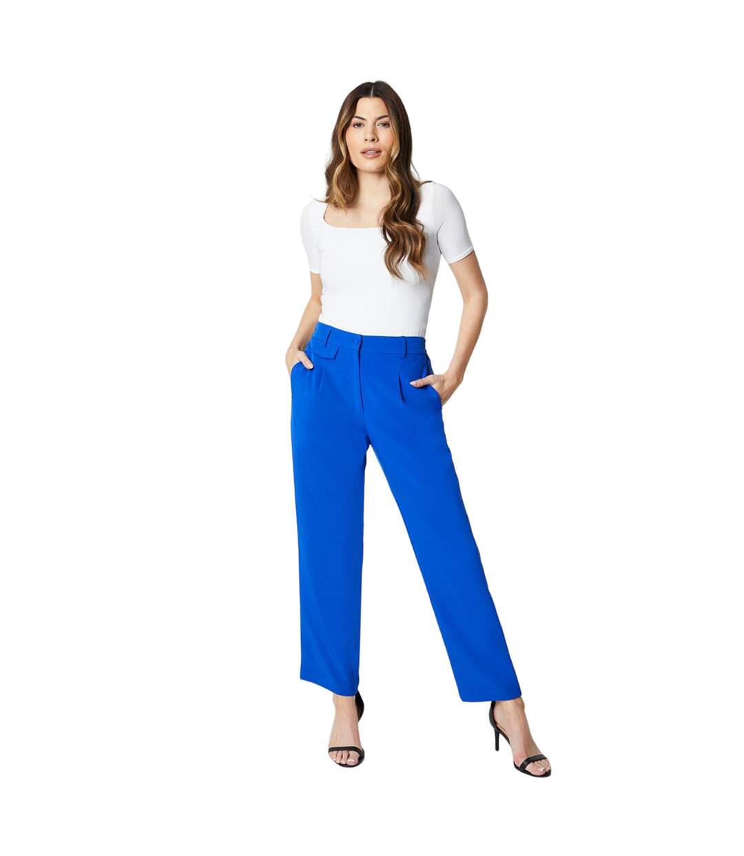 Pantalon femme cobalt Principles-3