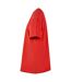 T-shirt Femme Rouge Vif Build Your Brand-4