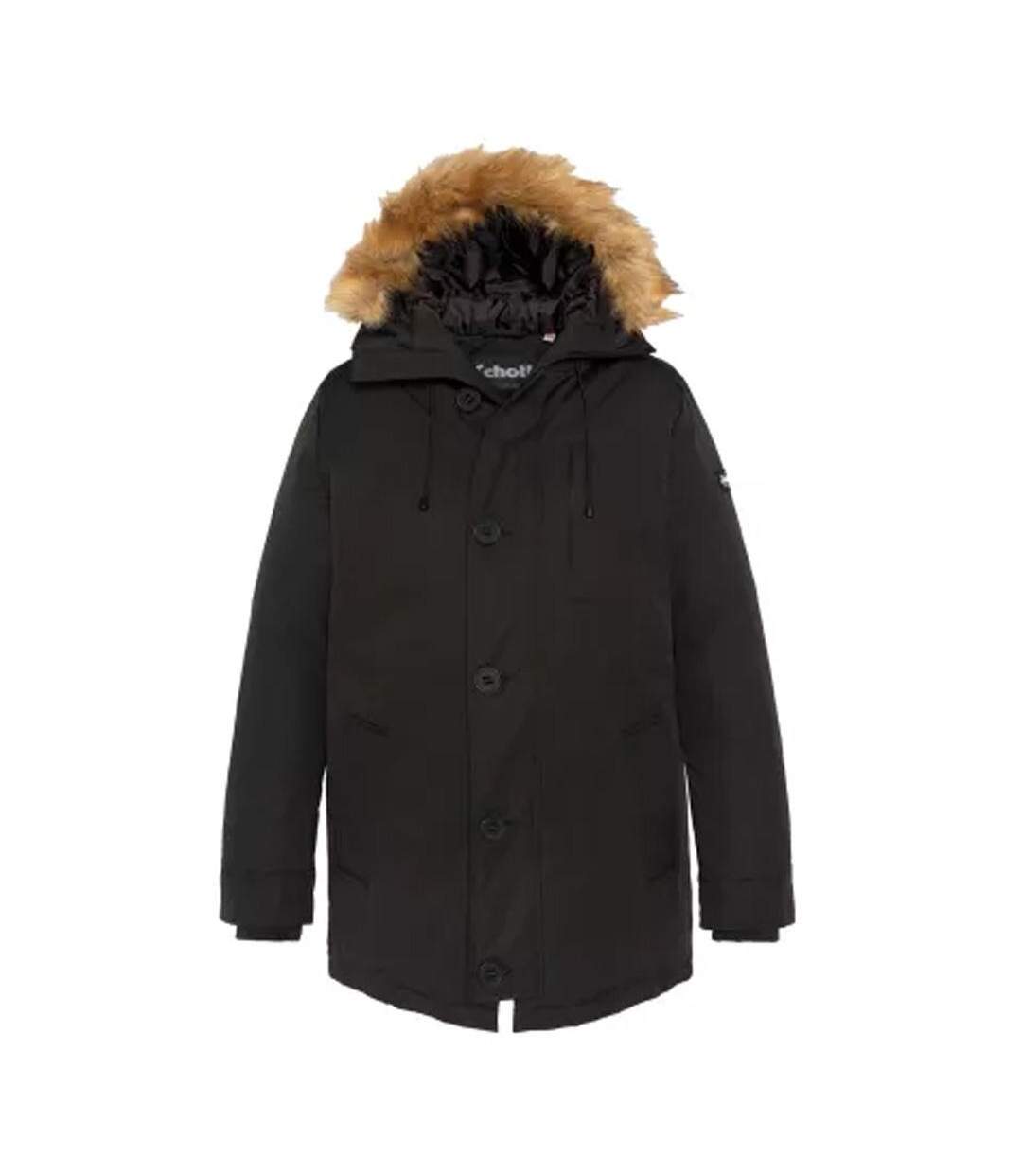 Parka noir homme schott honour - l-1