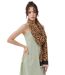 écharpe en Laine et Viscose Couleur Camel pour Femme-1