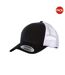 Yupoong Flexfit Retro Snapback Trucker Cap (Pack of 2) (Black/White) - UTRW6696-1