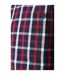 Mens Tattersall Check Long-sleeved Shirt Red Maine-3