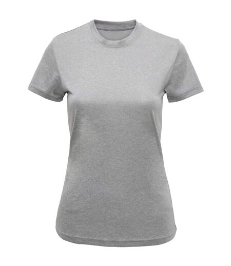 TriDri Womens/Ladies Melange T-Shirt (Black Melange)