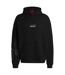 Sweat À Capuche Motif/style Imprimé Au Dos Doad Homme Noir Hugo-2