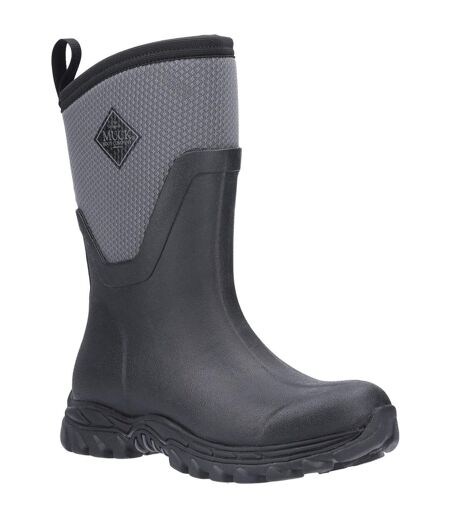 Unisex Adult Arctic Sport Wellington Boots Black Grey Muck Boots