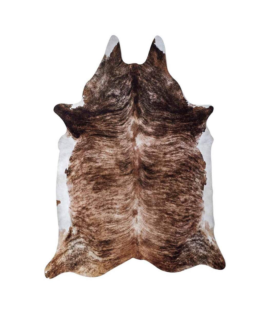Tapis Peau de Vache Imitation 120x158cm Marron-1