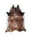 Tapis Peau de Vache Imitation 120x158cm Marron-1