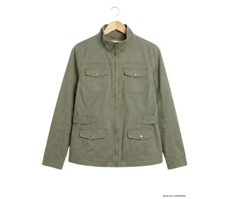 Veste Saharienne Femme Grande Taille Modèle AXMANGA1