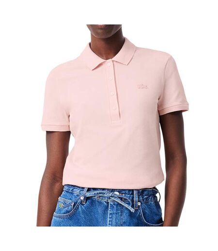 Polo rose clair femme lacoste pf5462-031