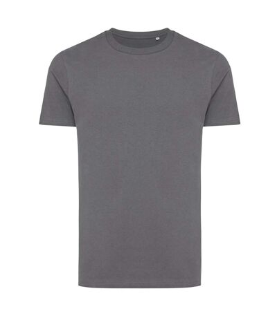Unisex adult bryce recycled cotton t-shirt anthracite Iqoniq