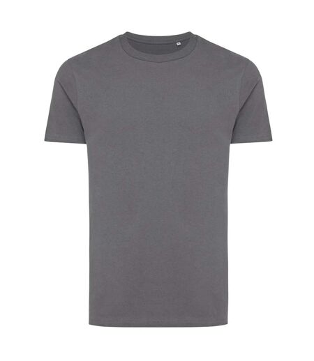 Unisex adult bryce recycled cotton t-shirt anthracite Iqoniq