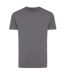Unisex adult bryce recycled cotton t-shirt anthracite Iqoniq-1