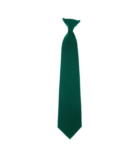 Cravate à clipser Yoko (Vert bouteille) (Taille unique) - UTBC1550