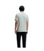 Mens Logo Quarter Zip Polo Shirt Silver Boss-3