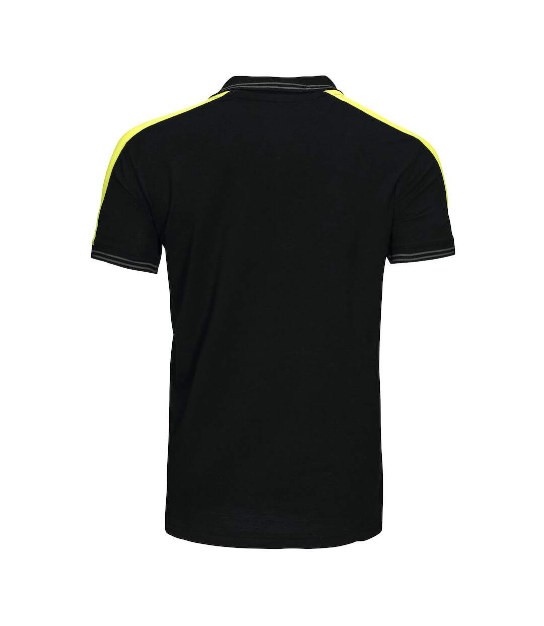 Polo homme noir / jaune Projob