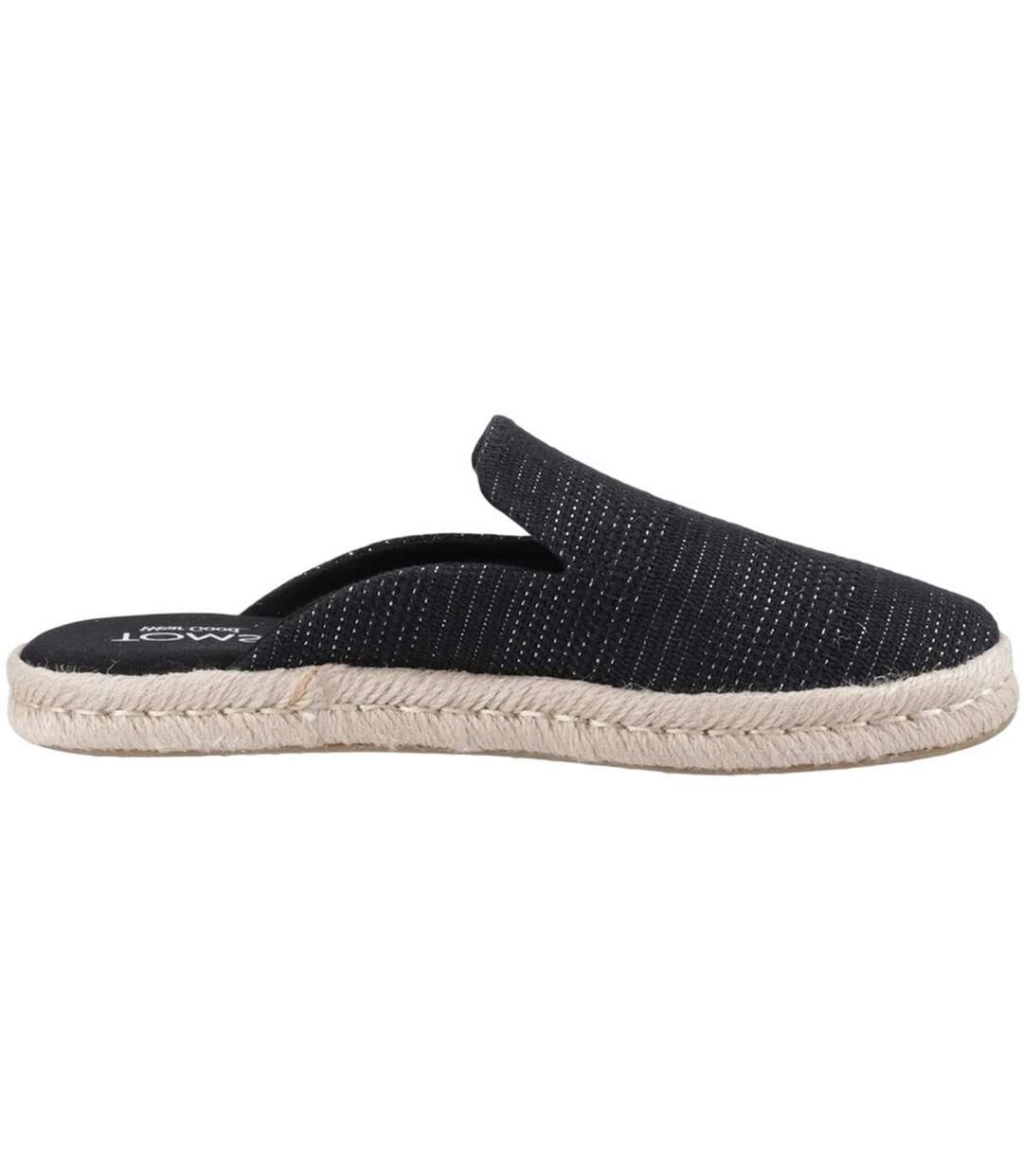 Womens/ladies Santiago Mule Slippers Black Toms-3