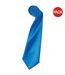 Premier Mens Plain Satin Tie (Narrow Blade) (Pack of 2) (Sapphire) (One Size) - UTRW6934-1