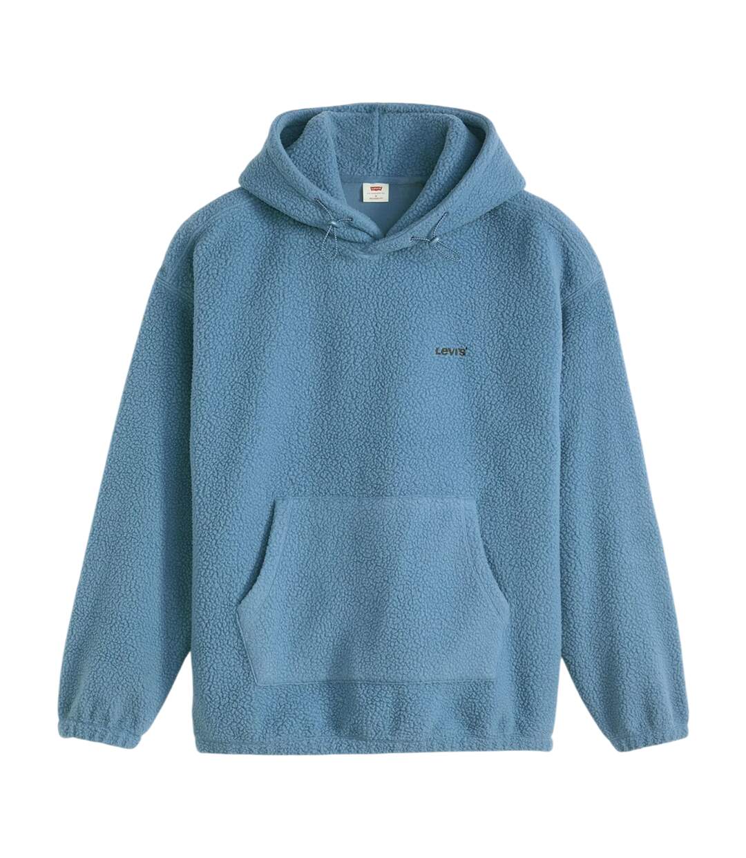 Mens Hooded Long-sleeved Sweatshirt Blue Levis-2