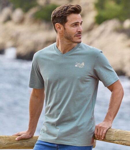 Le Lot de 3 Tee-Shirts Manches Courtes Col V