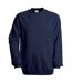 Sweat-shirt À Col Ras Du Cou B&c Unisex Set In Modern Cut Bleu Marine B And C-2