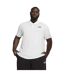 Mens Logo Pique Classic Polo Shirt White Puma-3