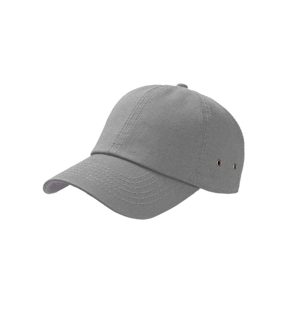 Casquette 6 panneaux action mixte gris Atlantis-1