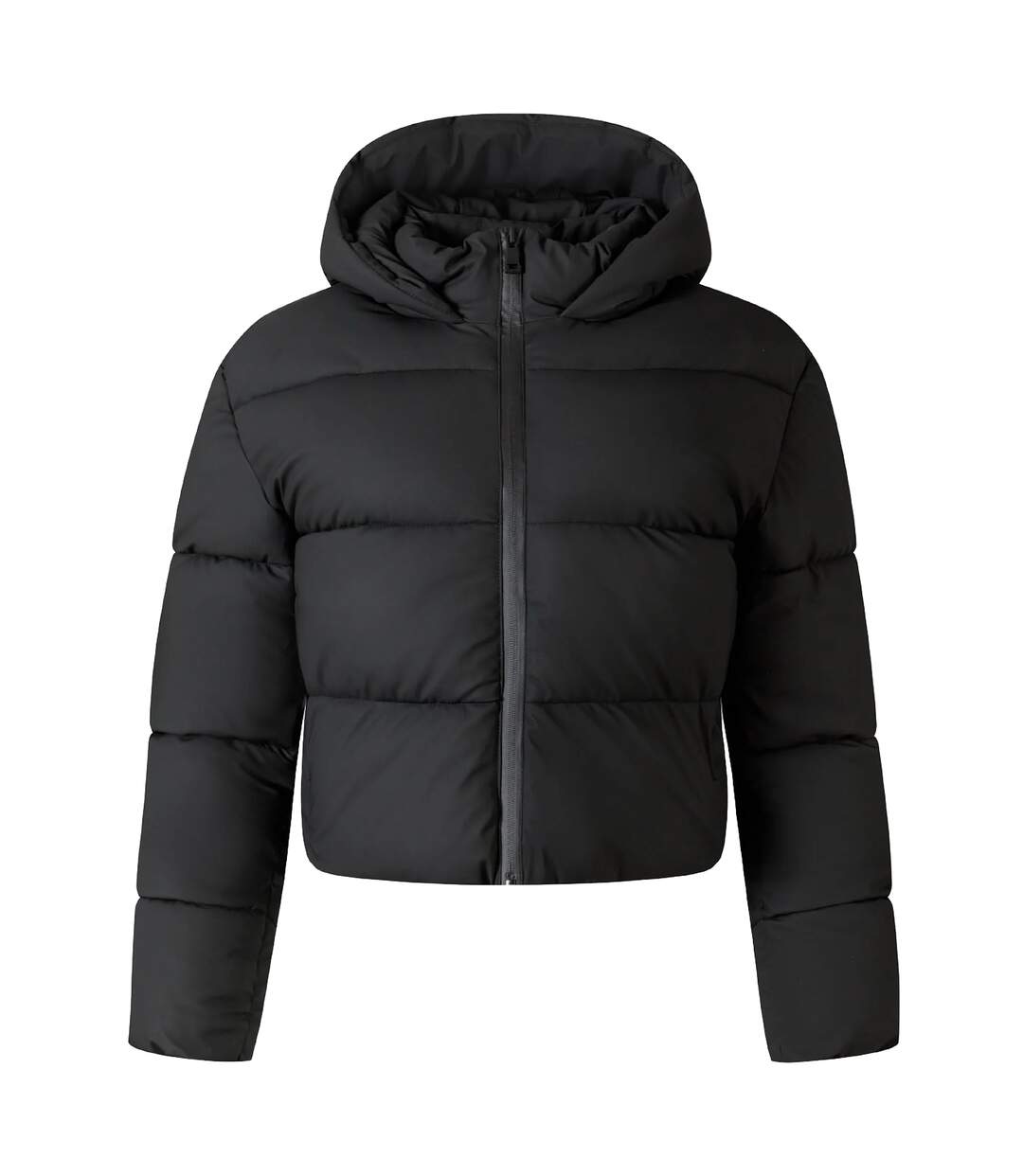 Doudoune Matelassée Motif/style Matelassé Femme Noir Minoti-2