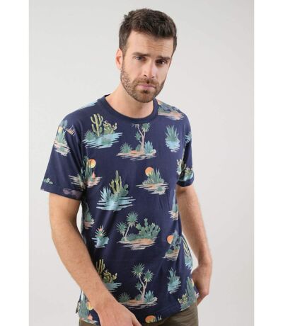 T shirt à motifs tropicaux pour homme MERIDAN