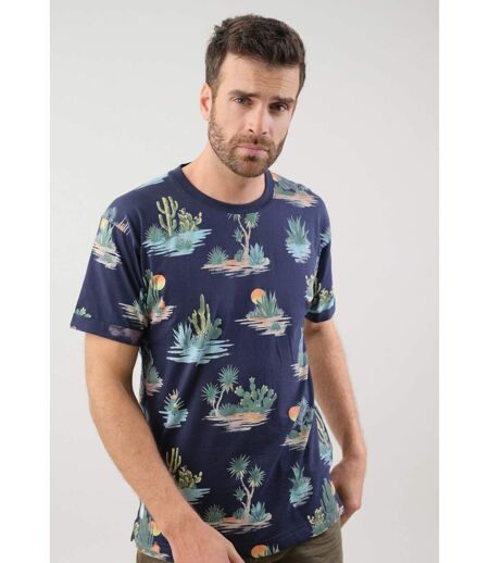 T shirt à motifs tropicaux pour homme MERIDAN