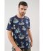 T shirt à motifs tropicaux pour homme MERIDAN-1